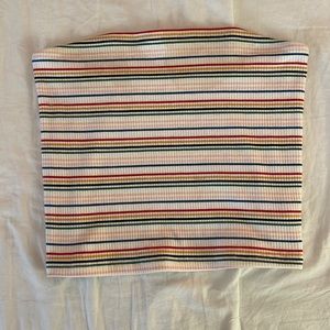 American Eagle Striped Tube Top